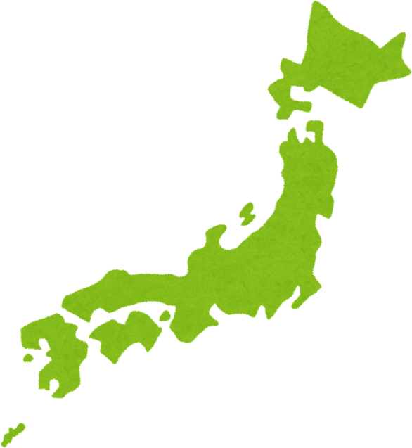 Simplified Illustration of the Map of Japan